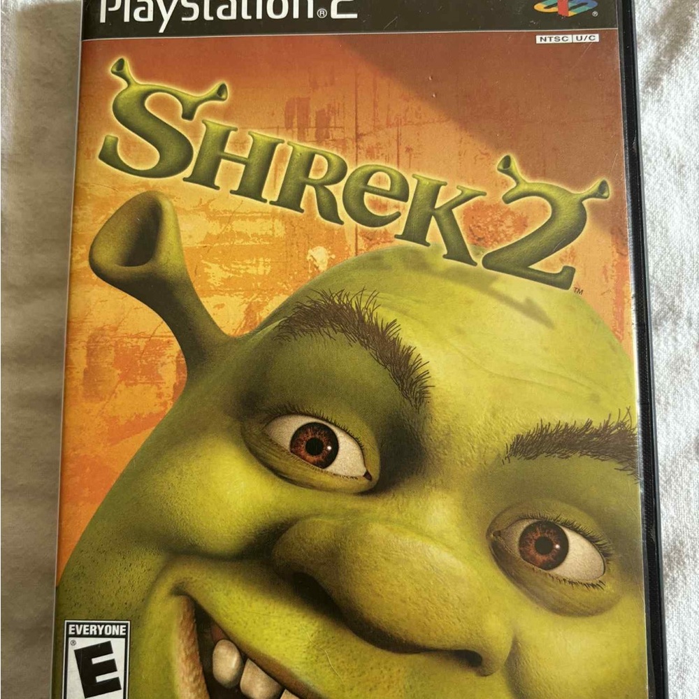 Sony PlayStation 2 Shrek 2 Game Green Edition